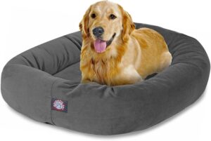Majestic Pet Suede Bagel Bed Best Cuddly Bed