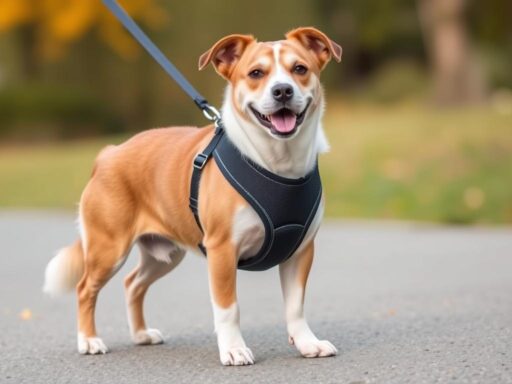What are the benefits of using a dog harness for walking