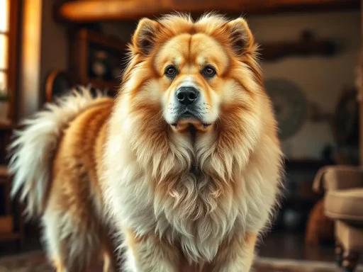 big dogs with lots of fur