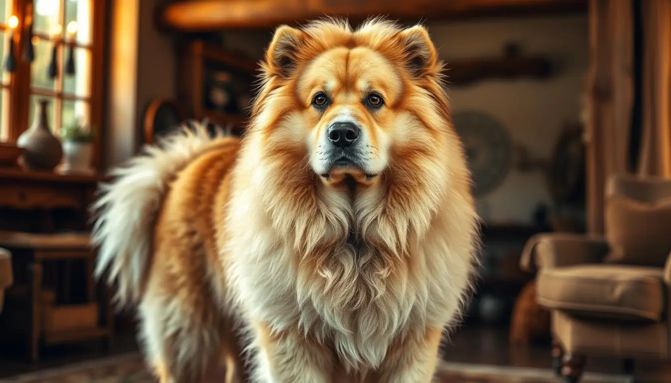 big dogs with lots of fur