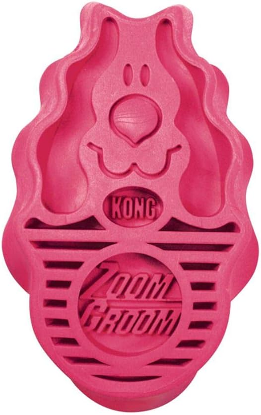 KONG - ZoomGroom - Dog Brush for Grooming and Shampooing
