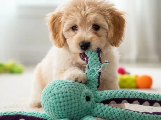 Interactive Plush Squeaky Dog Toys for Training Sessions