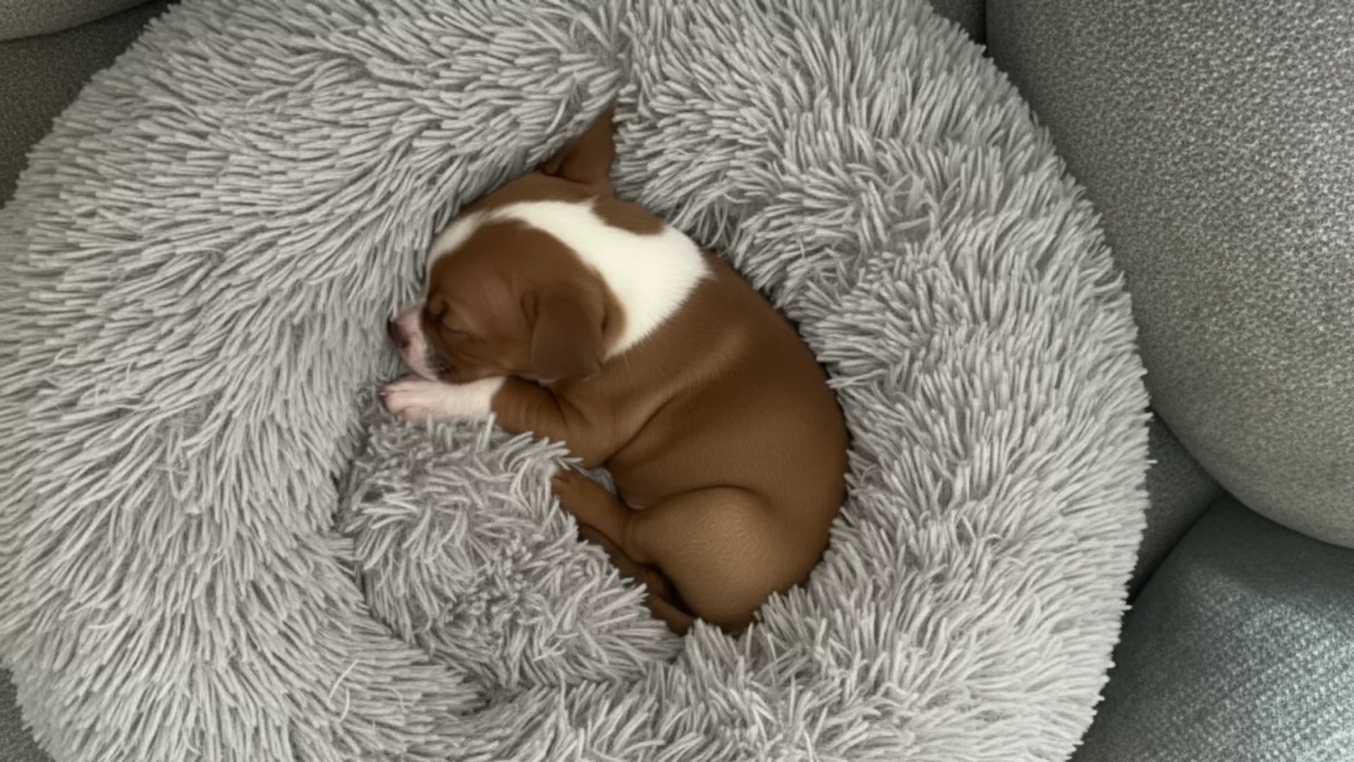 MIXJOY orthopedic donut dog bed for large and small dogs