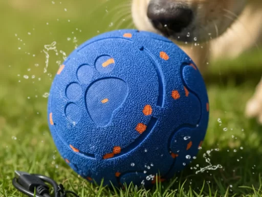 Shapana interactive smart dog ball for medium and large dogs