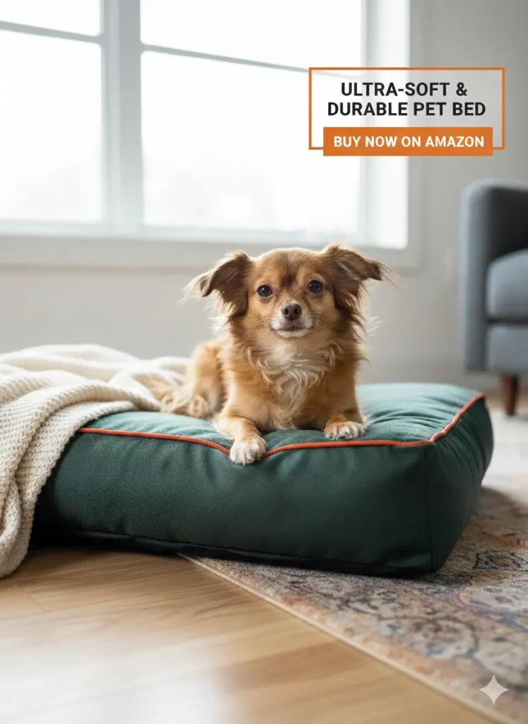 easy-clean removable cover dog bed for big dogs