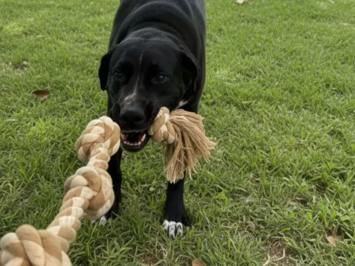indestructible cotton rope toy for large aggressive chewers