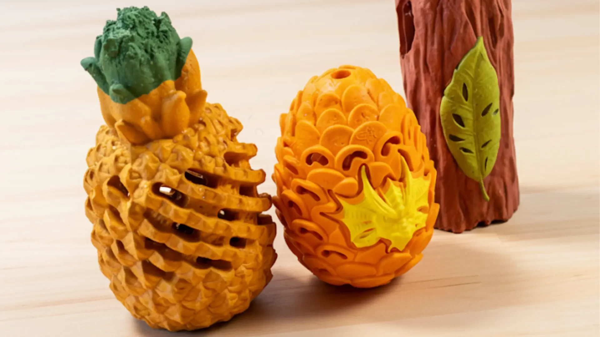 pineapple chew toy for aggressive chewers large dogs