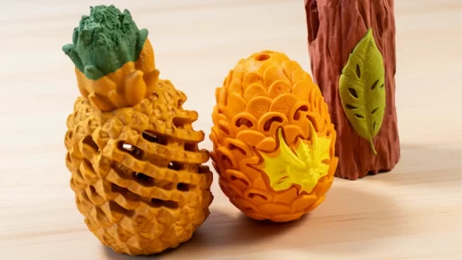 pineapple chew toy for aggressive chewers large dogs
