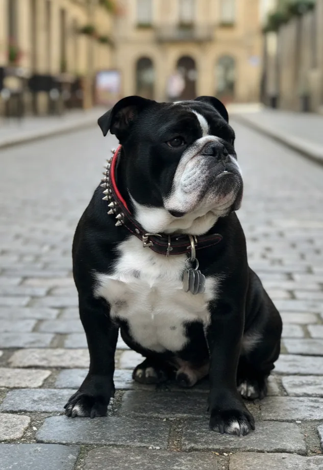 Bestia Frenchie Collar with Spikes – Best Statement Piece